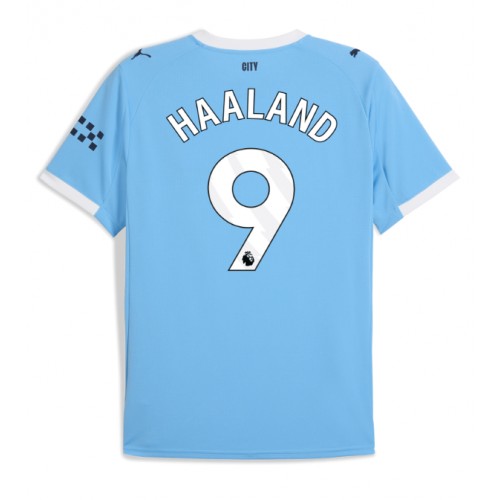 Manchester City Erling Haaland #9 Primera Equipación 2025-26 Manga Corta